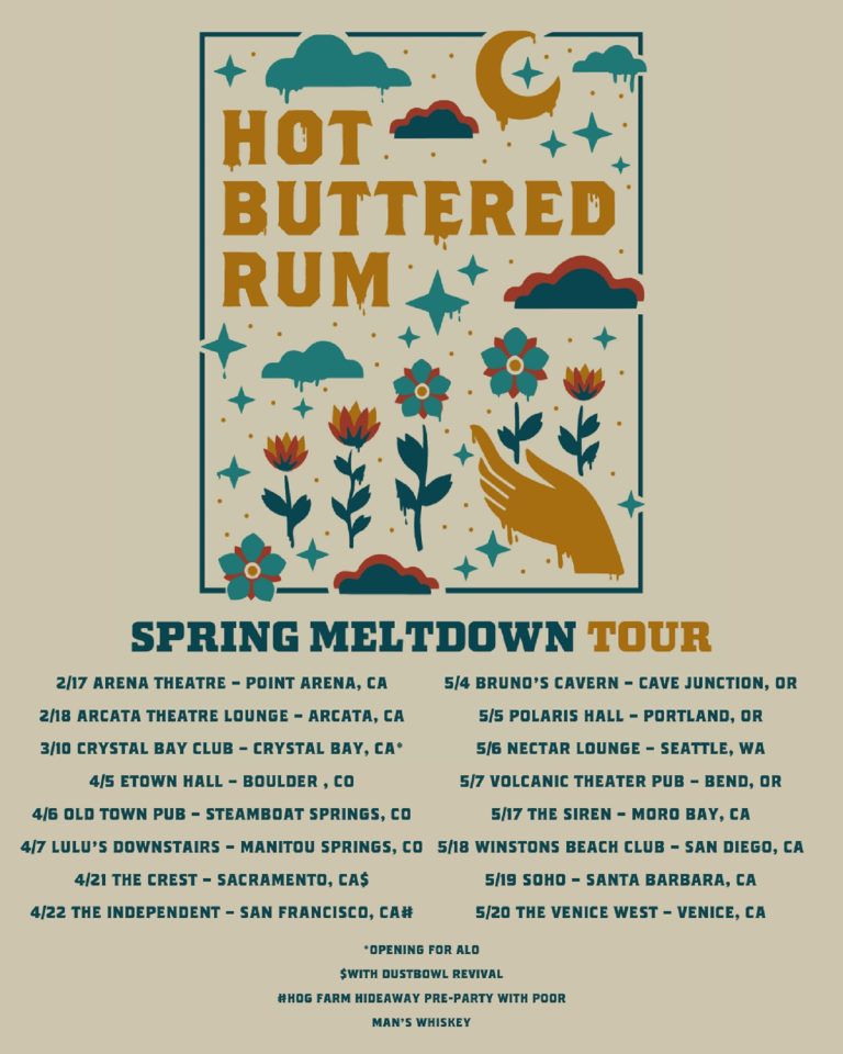 Hot Buttered Rum announces 2023 Spring Meltdown Tour, plus new song 'Simple Story'