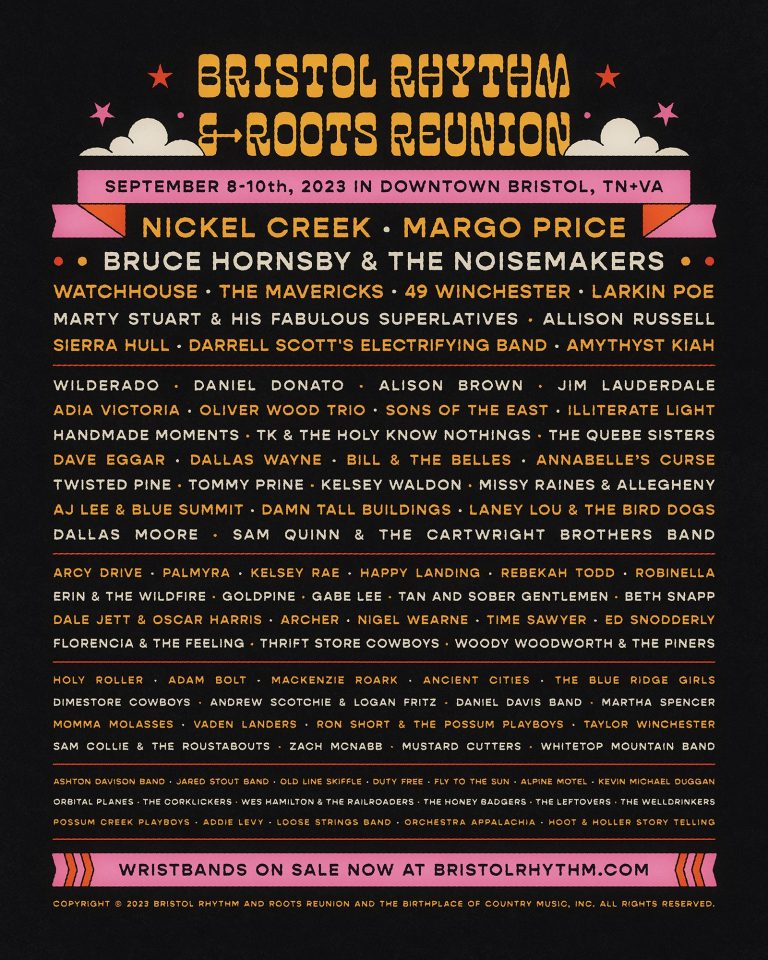 Bristol Rhythm & Roots Reunion 2023 Full Lineup Announced