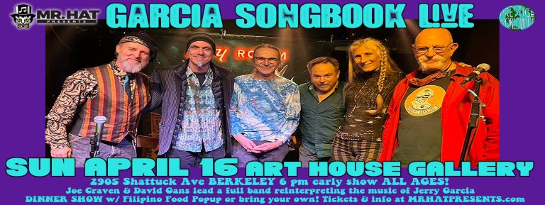 GARCIA SONGBOOK LIVE featuring JOE CRAVEN & DAVID GANS | 4/16/23