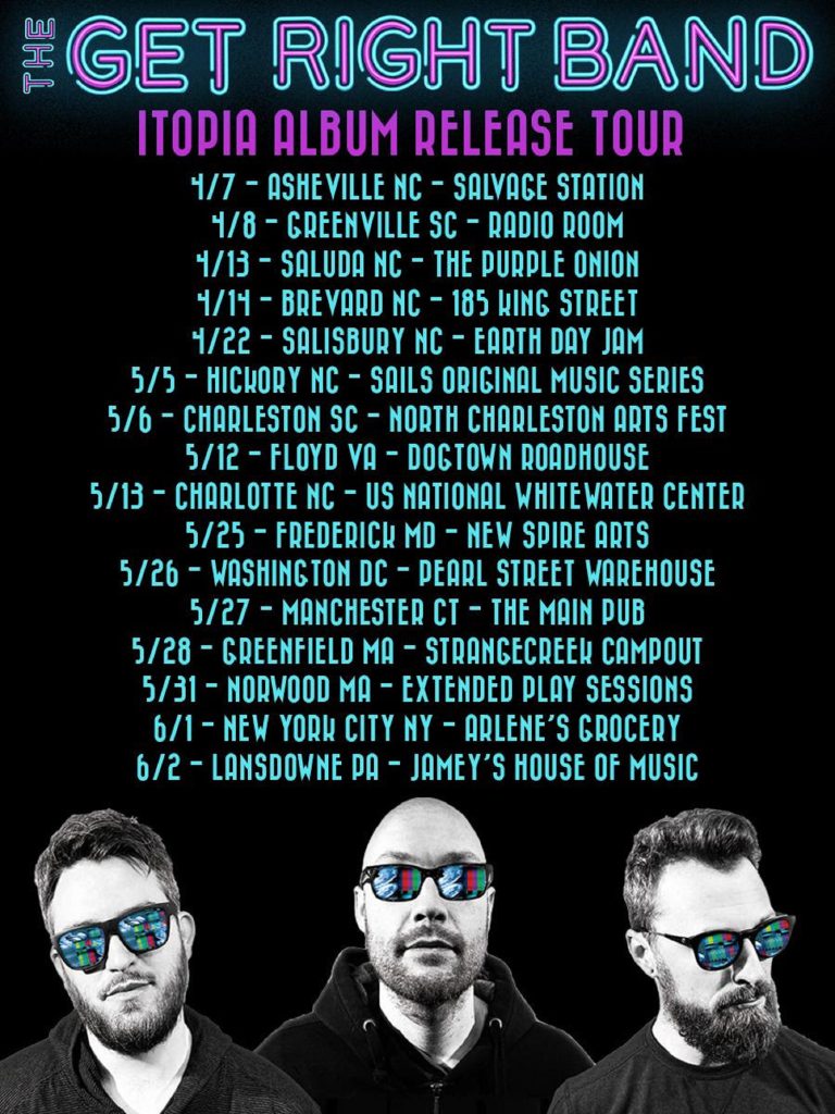 THE GET RIGHT BAND SHARE SINGLE & VIDEO "AM I JUST A BATTERY?" OUT NOW