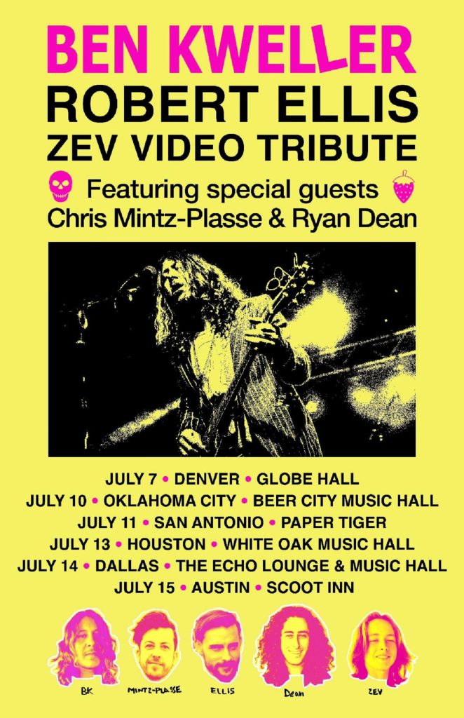 Ben Kweller confirms July tour dates; will include video tribute to his son each night