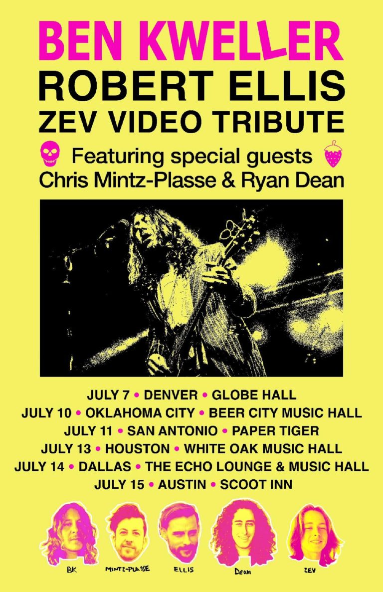 Ben Kweller confirms July tour dates; will include video tribute to his son each night