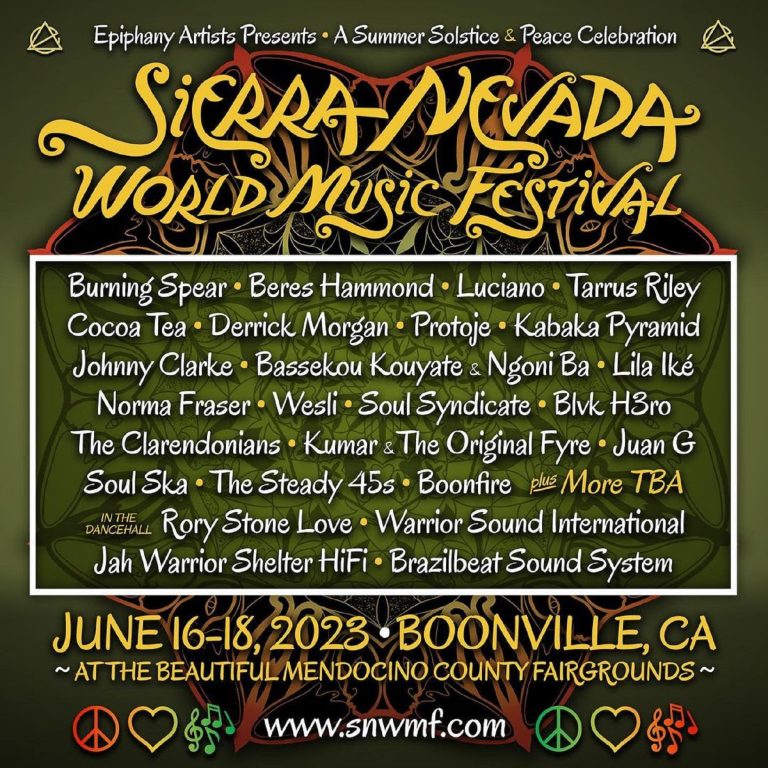 Sierra Nevada World Music Festival A Summer Solstice & Peace Celebration