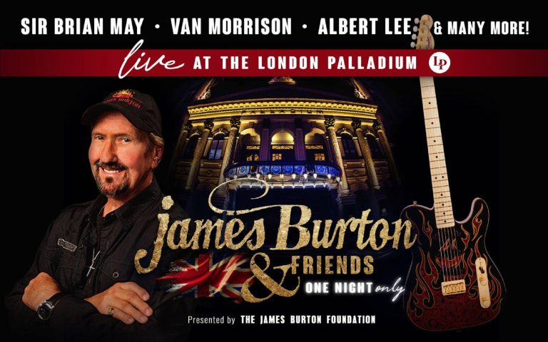 Arielle joins Sir Brian May and Van Morrison for 'James Burton & Friends UK – For One Night Only'