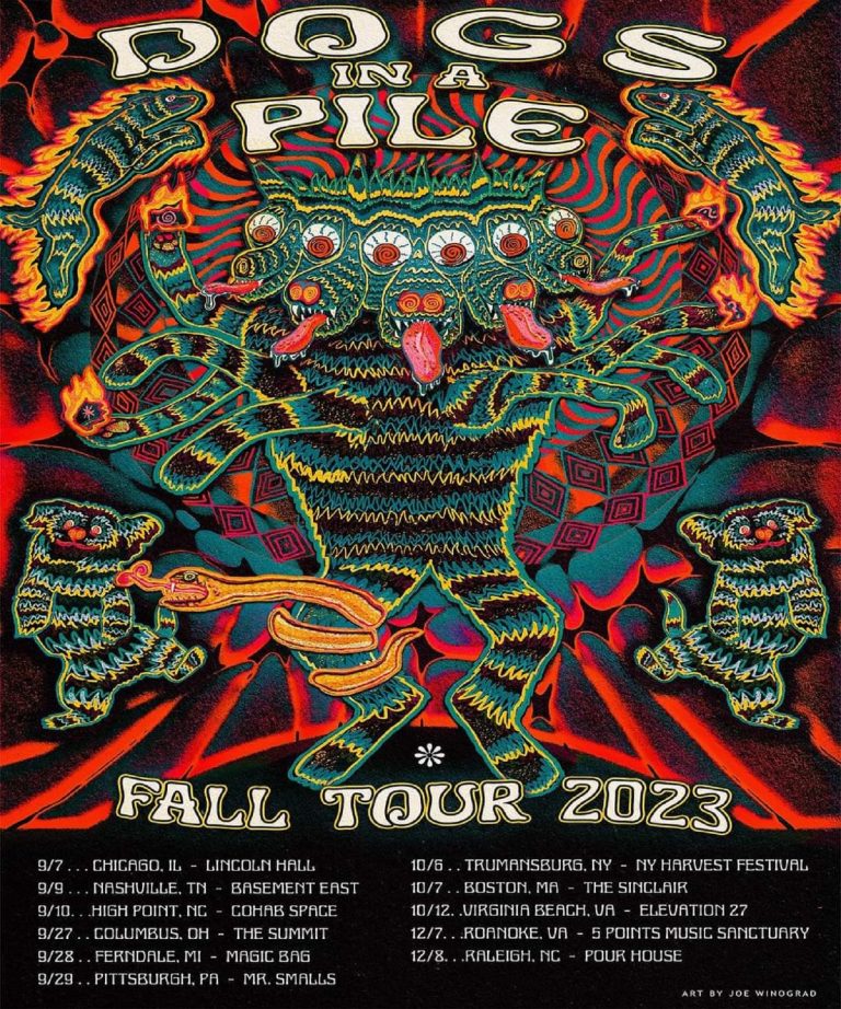 Dogs In A Pile Embarks on Fall 2023 Tour: Upscaled Venues and Marquee Stops Announced