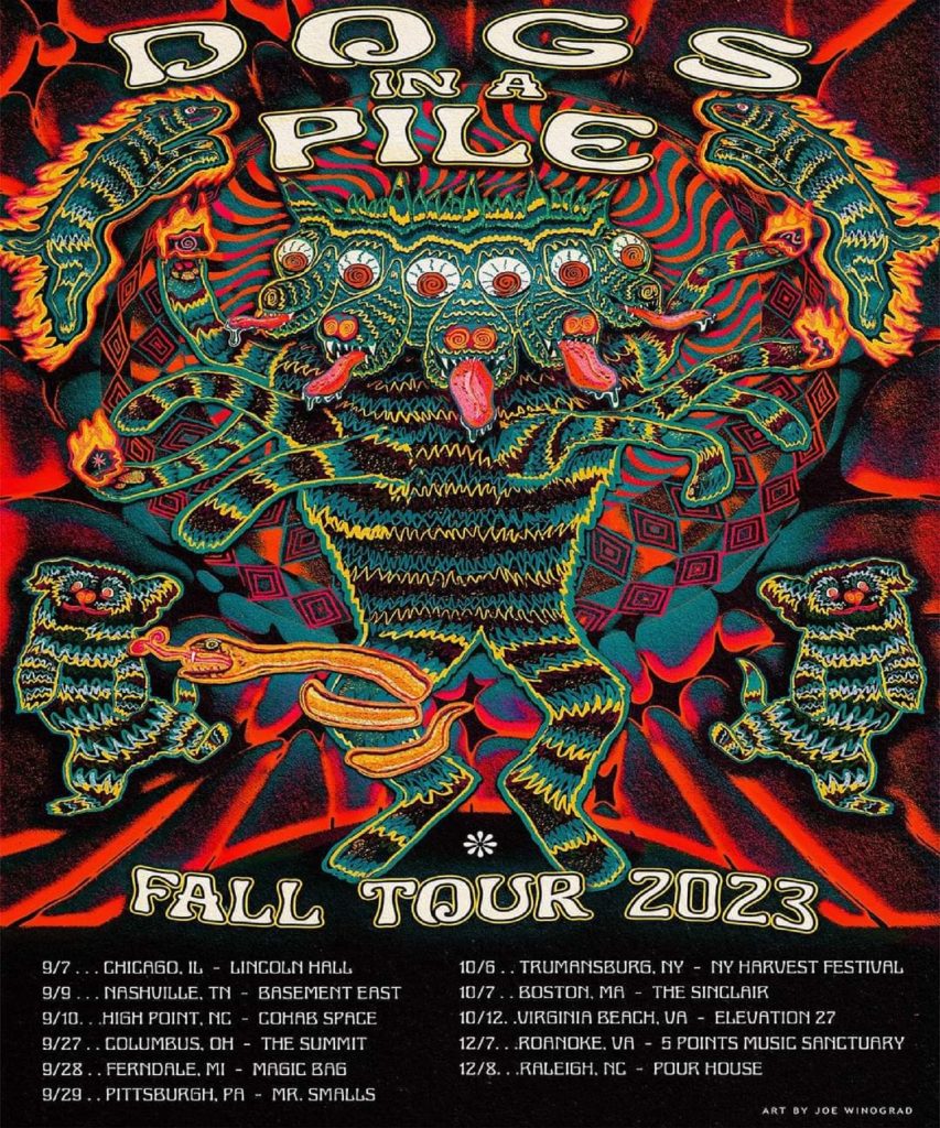 Dogs In A Pile Embarks on Fall 2023 Tour: Upscaled Venues and Marquee Stops Announced
