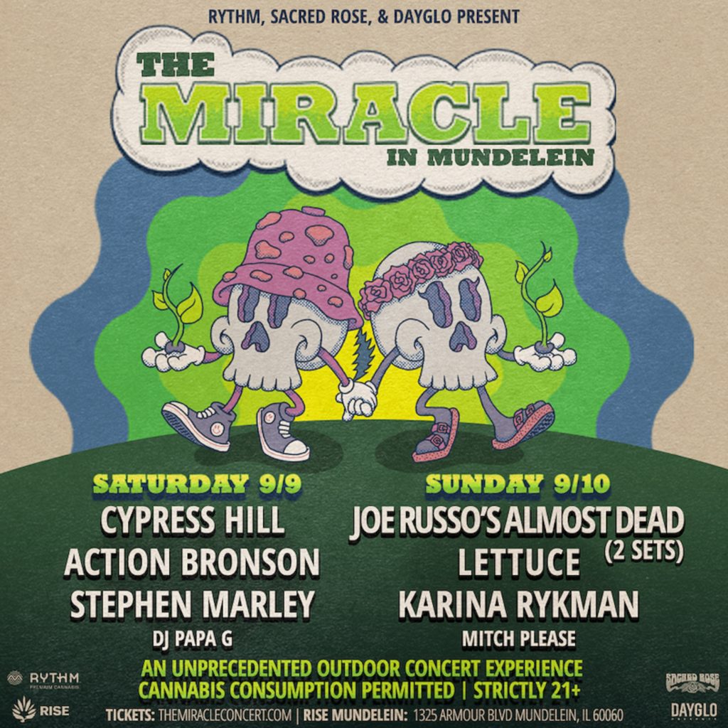 The Miracle In Mundelein makes history as Illinois’ first music concert with on-site cannabis consumption