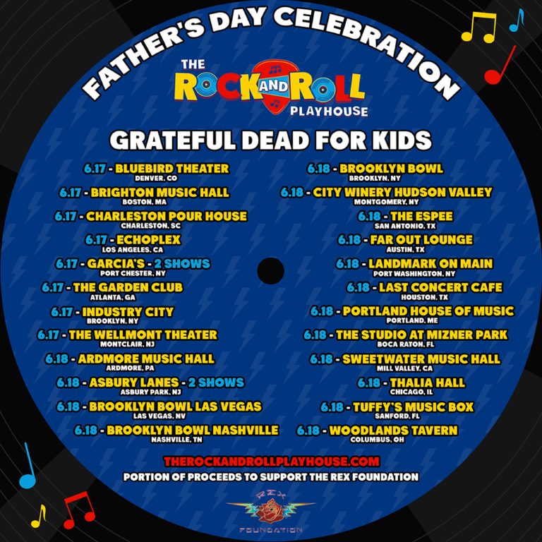 The Rock And Roll Playhouse Celebrates Father’s Day Weekend with the music of the Grateful Dead
