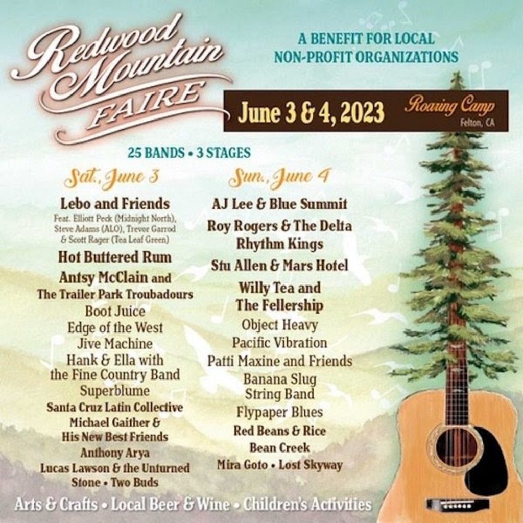 Edge of the West at Redwood Mountain Faire this Saturday June 3 at 5:30