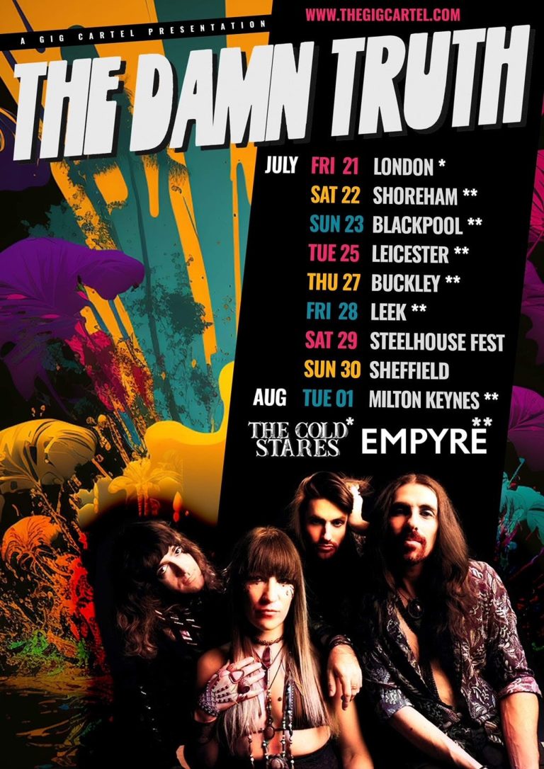 The Damn Truth release "Lonely" single and music video ahead of July 2023 UK Tour