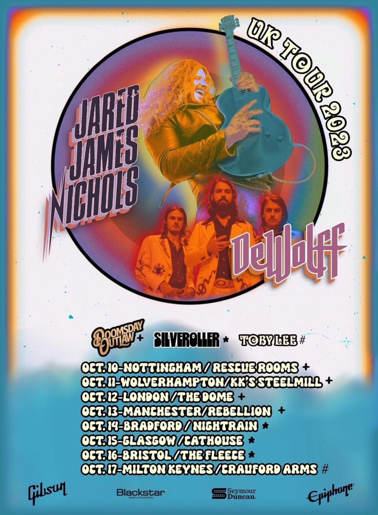 Jared James Nichols announces October 2023 UK Tour with special guests DeWolff