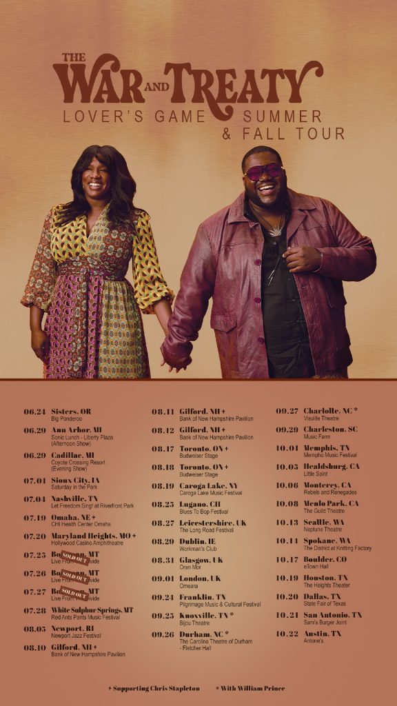 The War And Treaty Add More Dates To Their Lover's Game Fall Tour