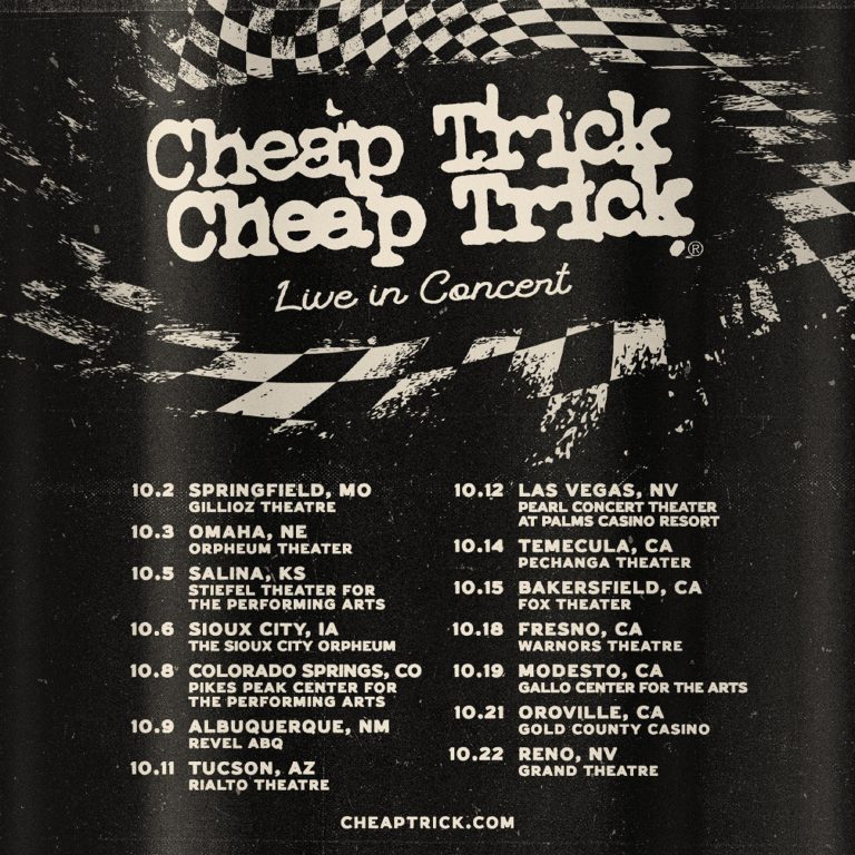 Cheap Trick announces 2023 fall tour dates