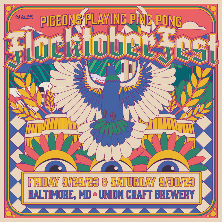 PIGEONS PLAYING PING PONG ANNOUNCES FLOCKTOBERFEST 2023 IN BALTIMORE, MD