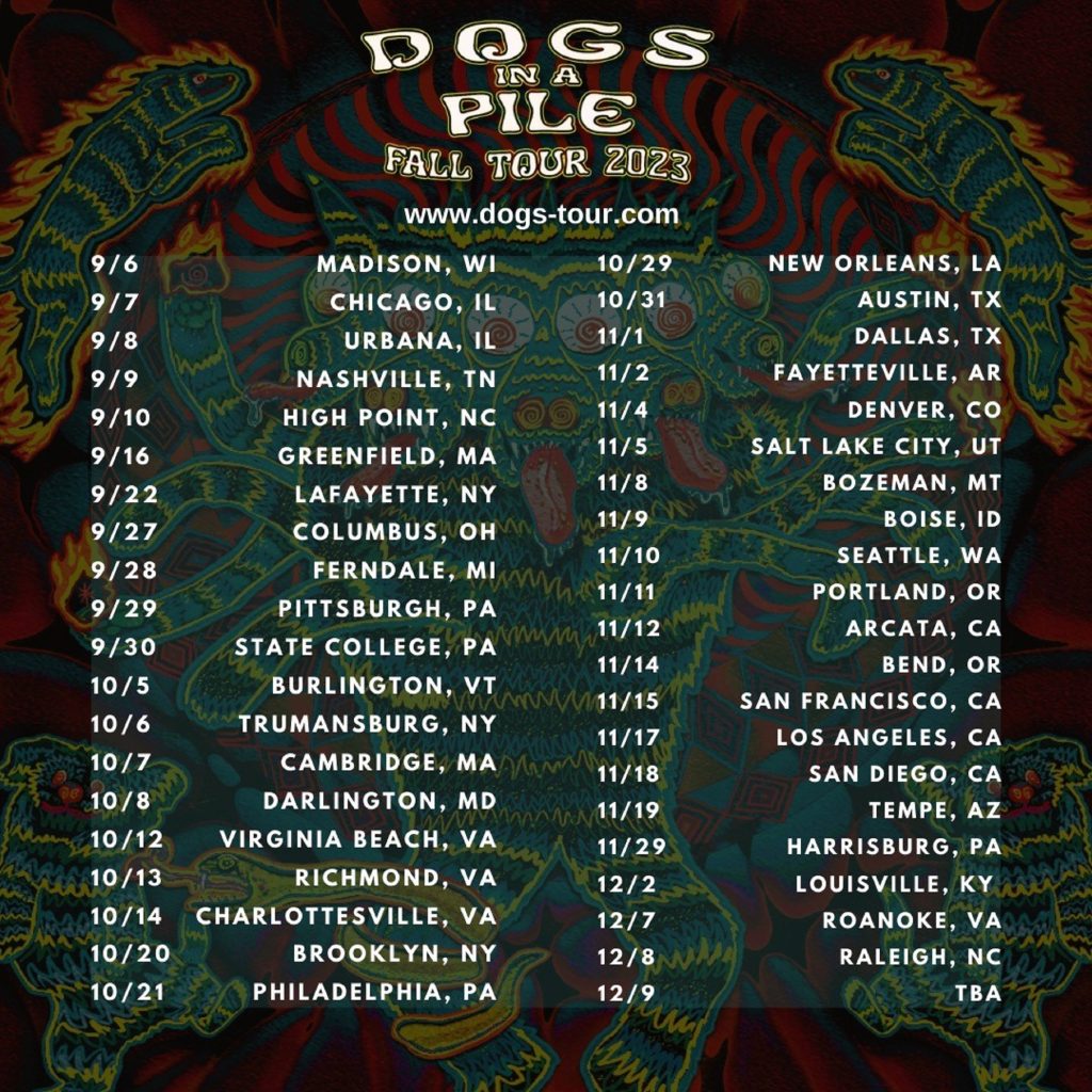 DOGS IN A PILE BEGIN EXTENSIVE FALL TOUR IN SEPTEMBER