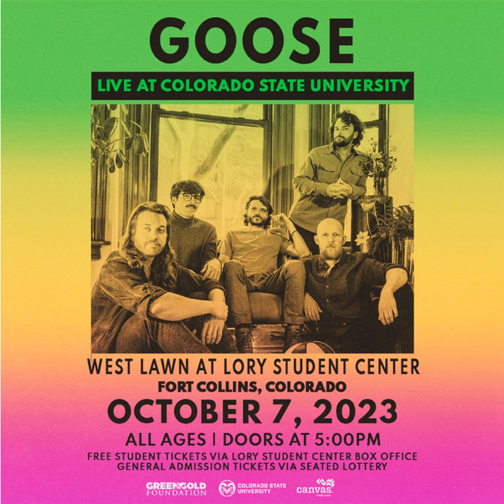 GOOSE Announces Special Performance at Colorado State University