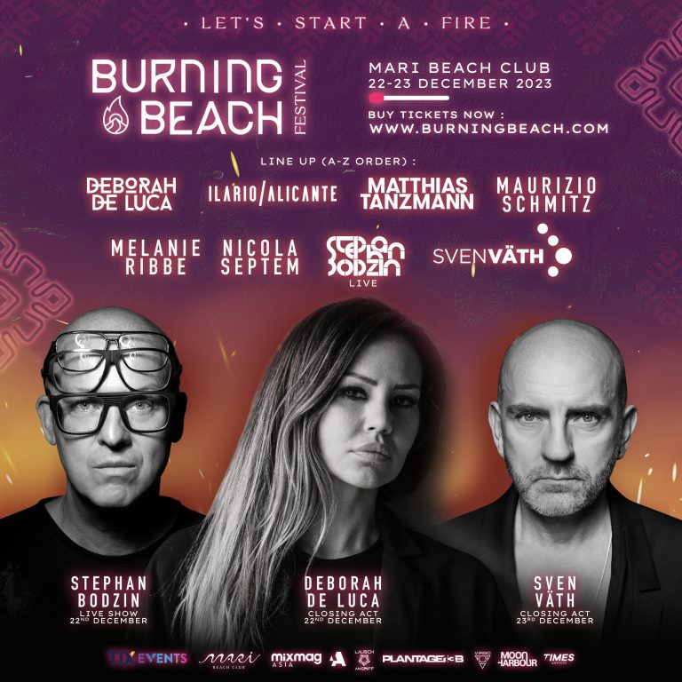 Burning Beach Festival Reveals 2023 Huge Line Up For Two Days of Tropical Partying in Paradise