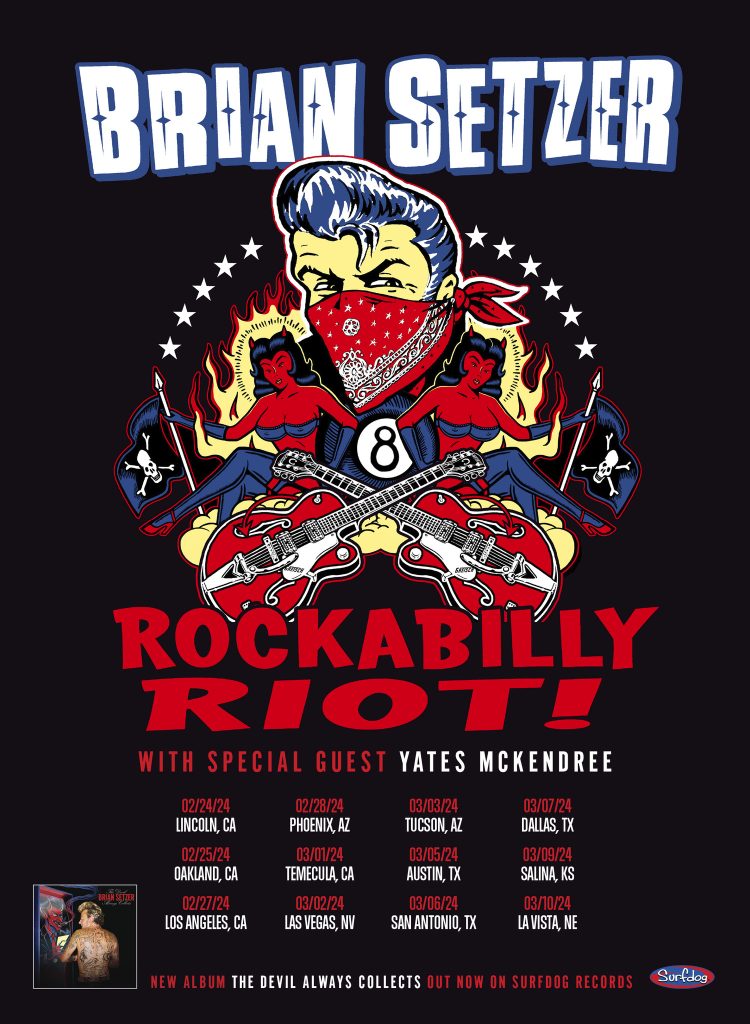 BRIAN SETZER Sets Rockabilly Riot Tour Dates For February And March 2024