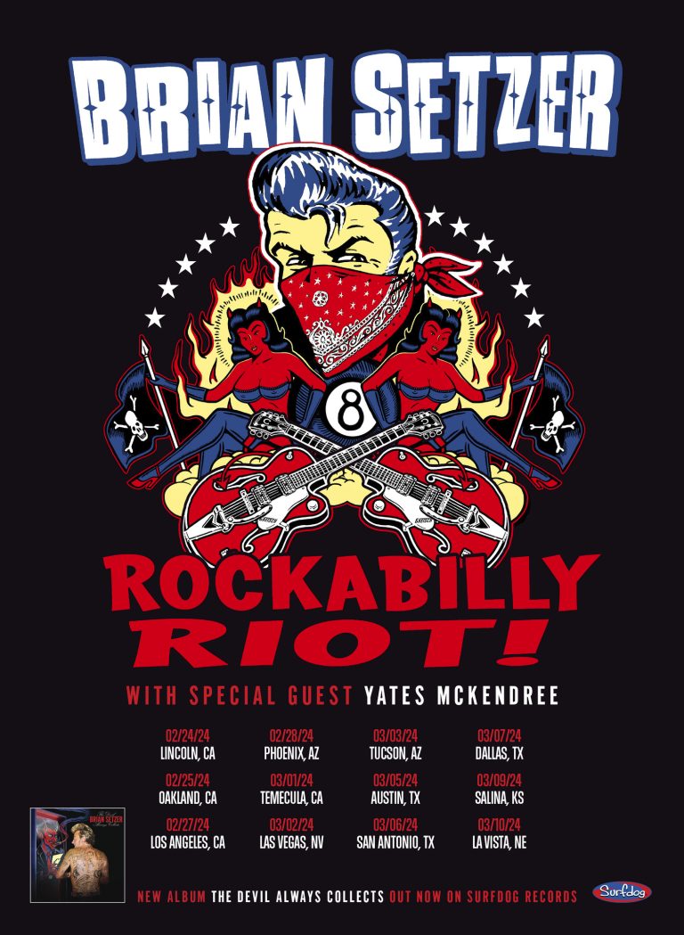 BRIAN SETZER Sets Rockabilly Riot Tour Dates For February And March 2024