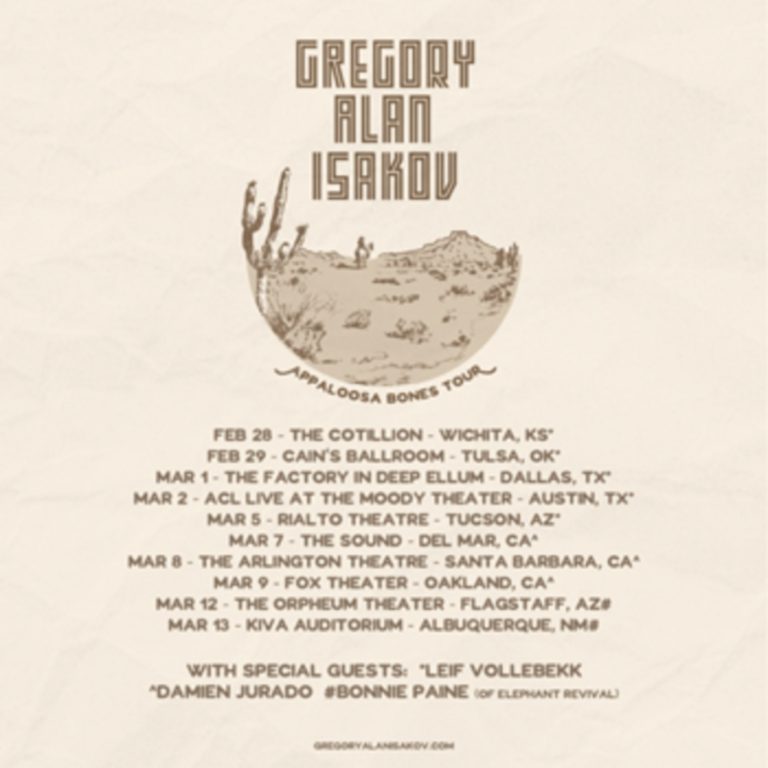 Gregory Alan Isakov confirms 2024 headline tour
