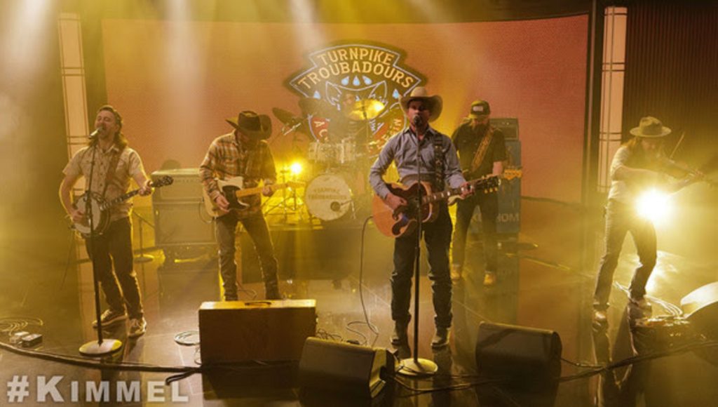 Turnpike Troubadours make late-night television debut on “Jimmy Kimmel Live!”