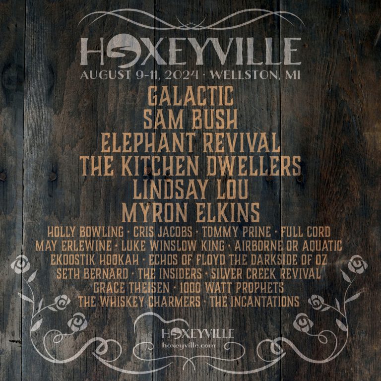 Hoxeyville Music Festival Announces Lineup for 22nd Event Held Aug. 9 – 11 in Wellston, MI