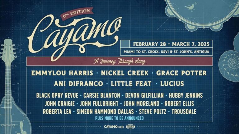 Cayamo Cruise Announces 2025 Lineup