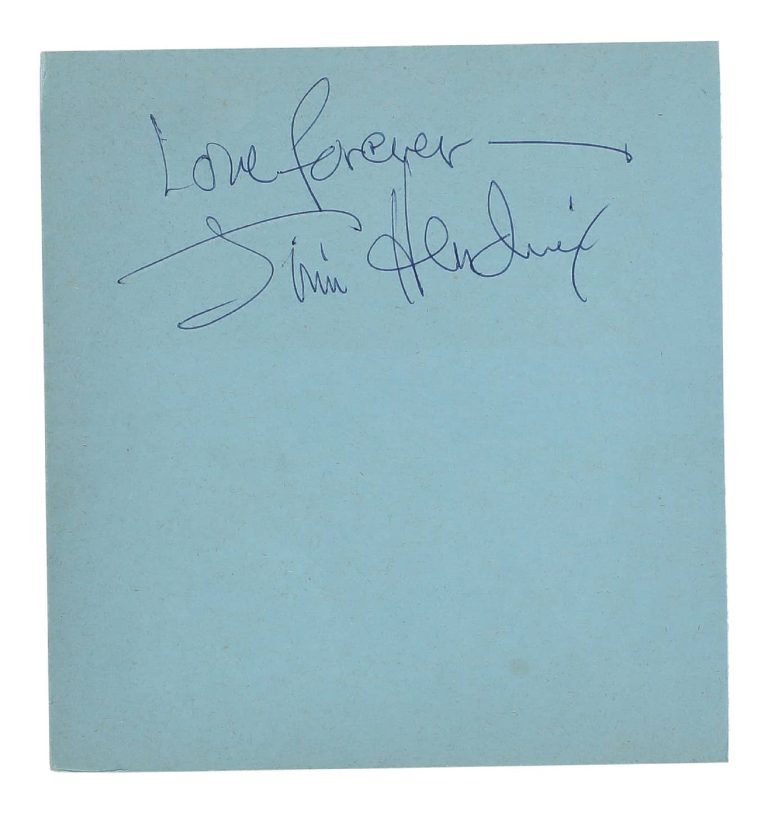 One-of-a-Kind Items From Music Legends Jimi Hendrix, Bruce Springsteen, Elvis Presley & More Up for Auction