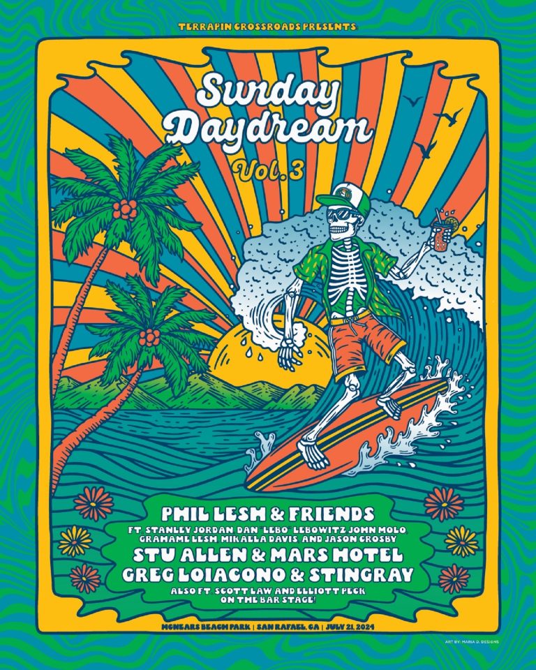 Terrapin Crossroads Announces Full Lineup and Added Details for Sunday Daydream Vol. 3 ft. Phil Lesh & Friends