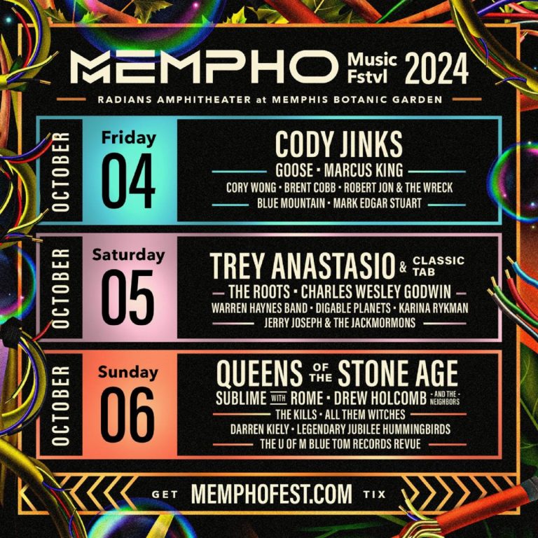 MEMPHO MUSIC FESTIVAL Announces 2024 Daily Lineup