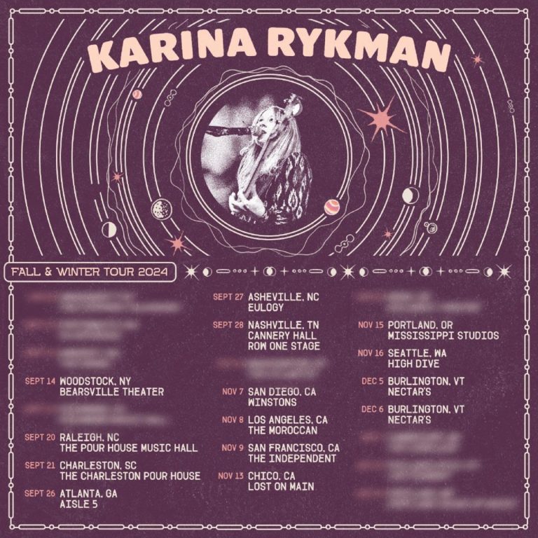 Karina Rykman Announces Fall Headline Tour