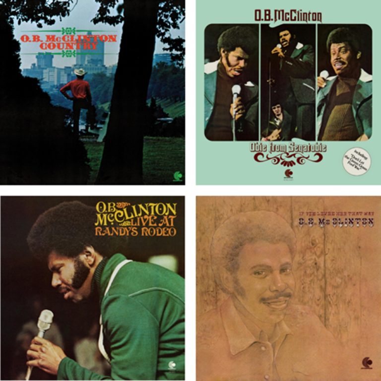 Four seminal albums from trailblazing country singer O.B. Mcclinton make their digital debut