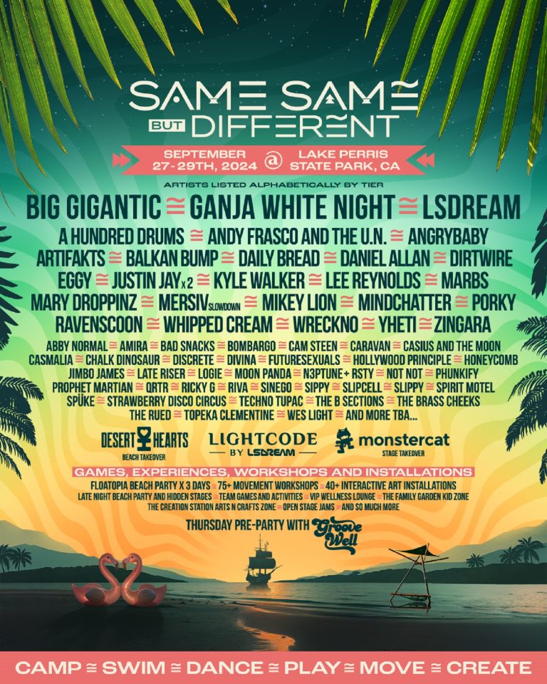 Experience the Magic: The 6th Annual Same Same But Different Music Festival Returns to Lake Perris, CA