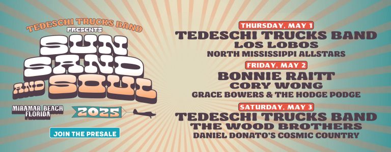 Tedeschi Trucks Band's "Sun, Sand and Soul" to return in 2025, featuring Bonnie Raitt, Cory Wong, Los Lobos + more