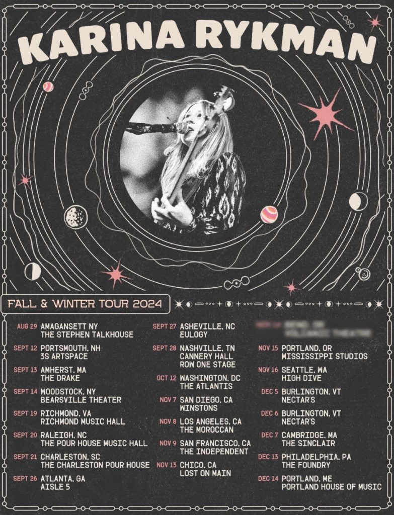 Karina Rykman Announces More Headlining Tour Dates