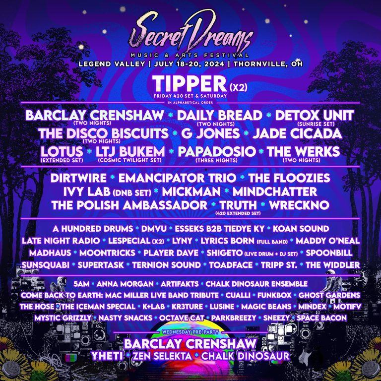 SECRET DREAMS MUSIC AND ARTS FESTIVAL 2024 – A Bold Community of Dreamers, Jammers, Bass Fiends, Artists, and Creatives Gather for an Unforgettable Experience