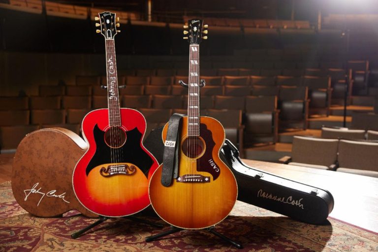 Introducing the Johnny Cash SJ-200 and Rosanne Cash J-185, Gibson Custom Honors Two Legendary American Singer-Songwriters