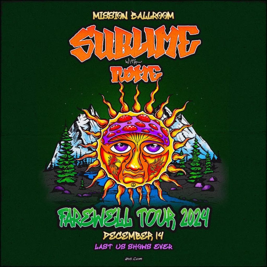 AEG Presents Sublime with Rome's Final Shows at Mission Ballroom – Two Special Nights Featuring Unique Setlists