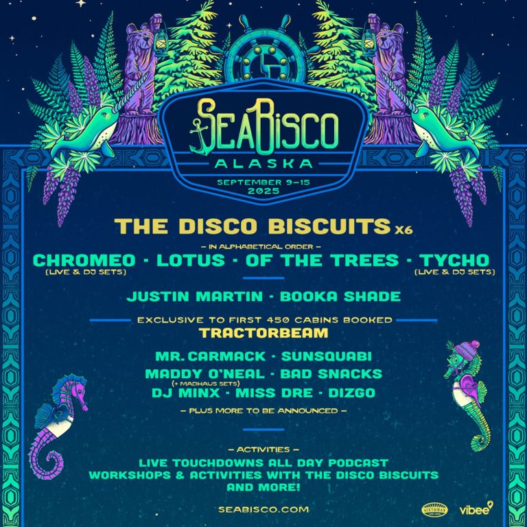 The Disco Biscuits, Sixthman & Vibee Announce Inaugural Voyage of Seabisco Alaska