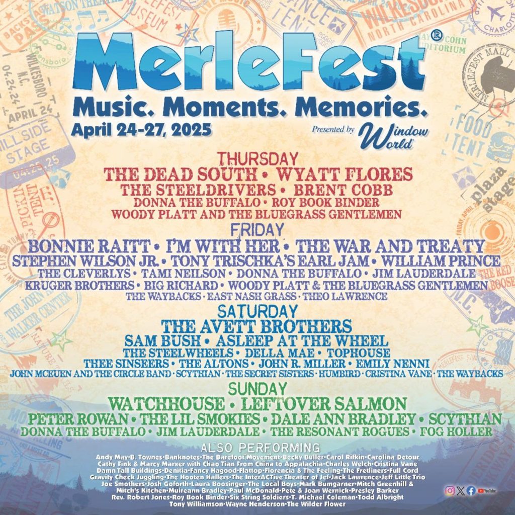 MerleFest Shares Full Lineup for April 24-27, 2025 Event