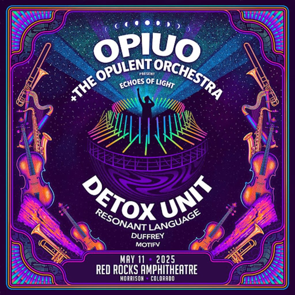OPIUO’S OPULENT ORCHESTRA RETURNS TO RED ROCKS WITH “ECHOES OF LIGHT”