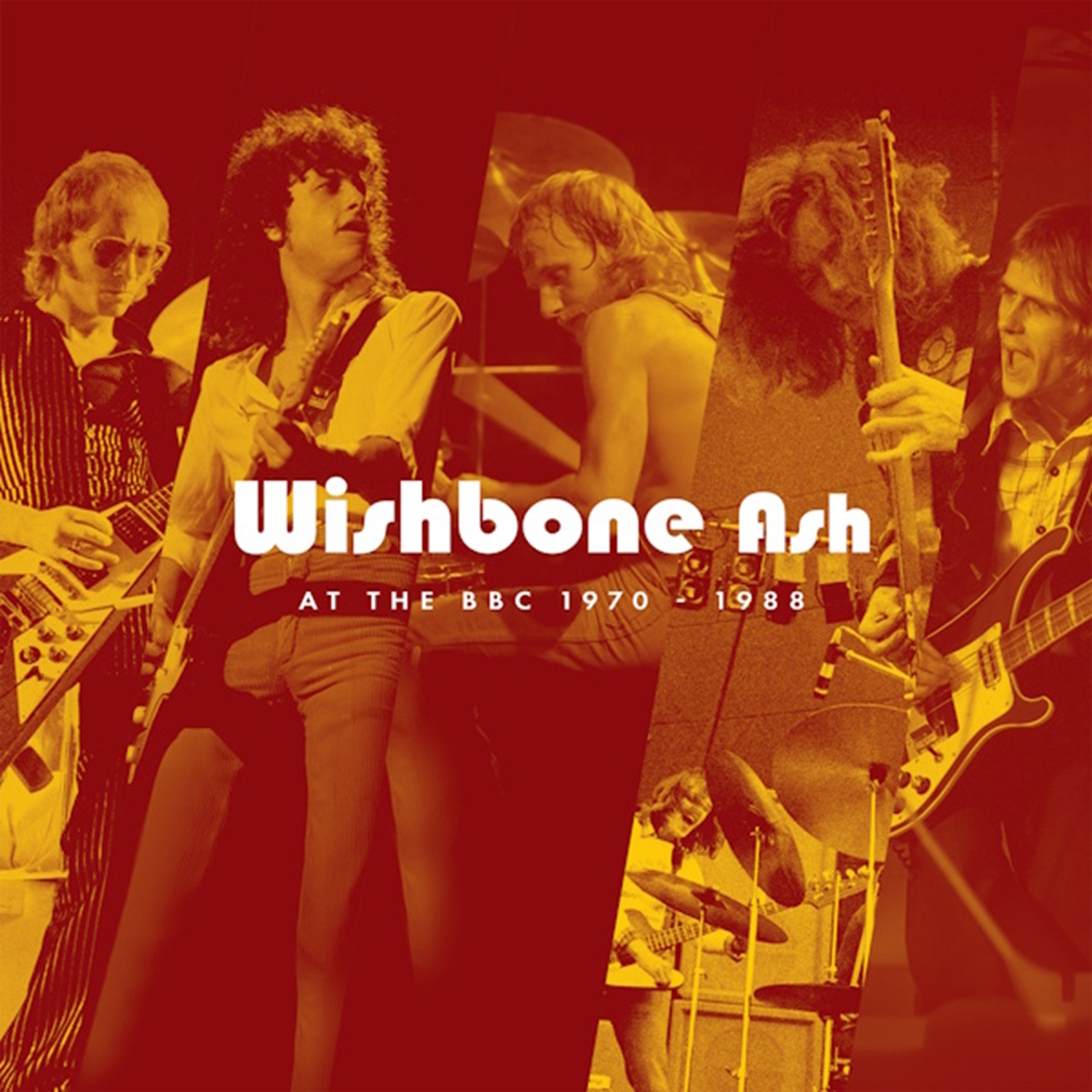 WISHBONE ASH – AT THE BBC 1970-1988 12-DISC SET INCLUDES 72-PAGE HARDBACK BOOK, 11 CDs OF LIVE MATERIAL AND A DVD OF BBC PERFORMANCE FOOTAGE