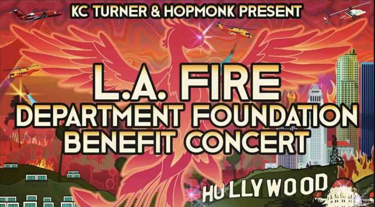 KC Turner and Hopmonk Present Benefit Concert to Support the Los Angeles Fire Department Foundation Featuring Top Bay Area Musicians and Bands