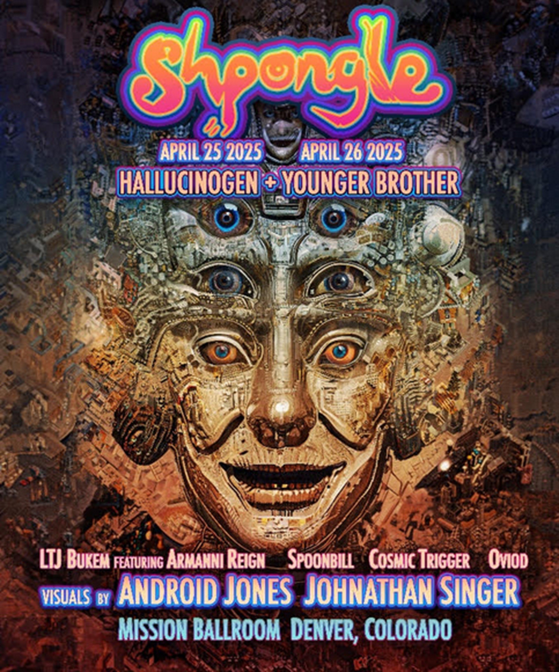 SHPONGLE ANNOUNCES TWO-NIGHT PSYCHEDELIC EXTRAVAGANZA AT MISSION