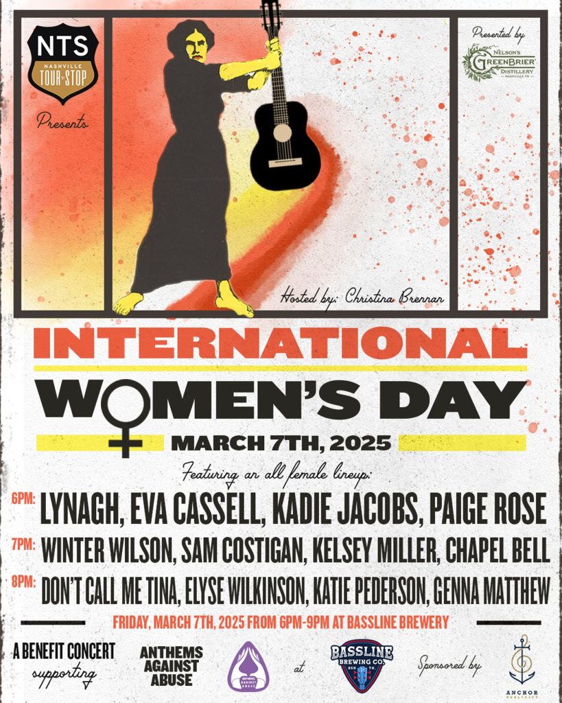 Nashville Tour Stop to Honor International Women’s Day with All-Female Lineup and Benefit Concert