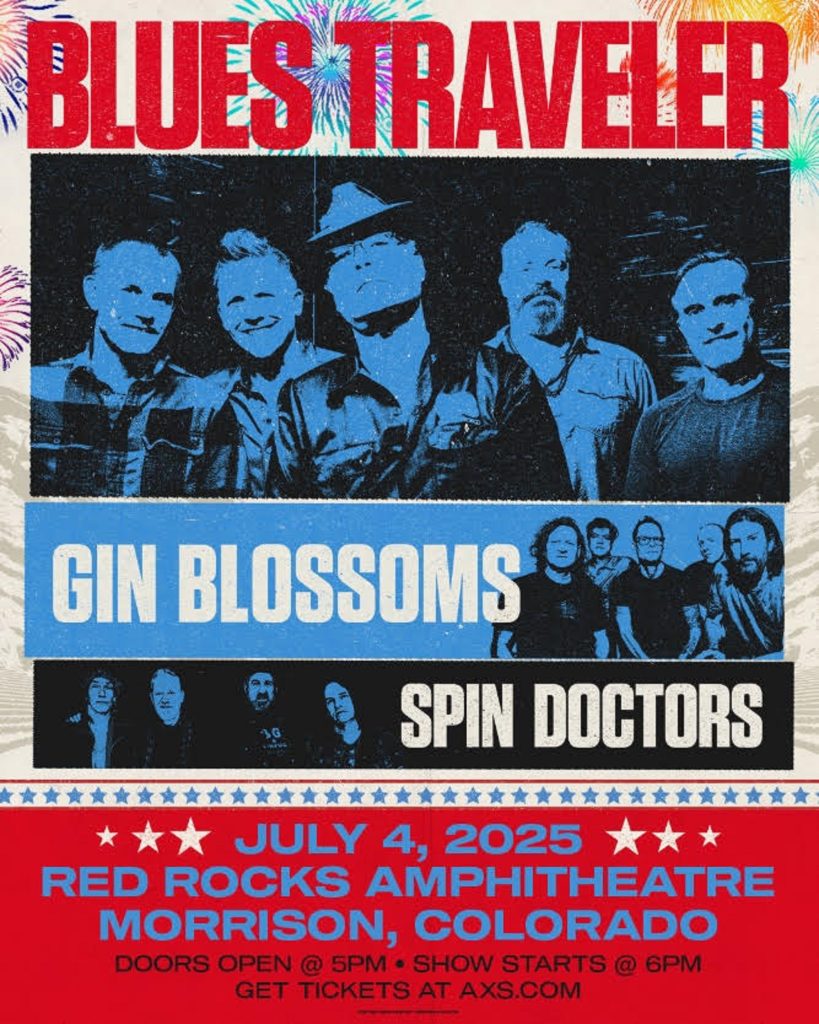 Blues Traveler & Gin Blossoms Announce Co-Headlining Summer Tour with Special Guests Spin Doctors