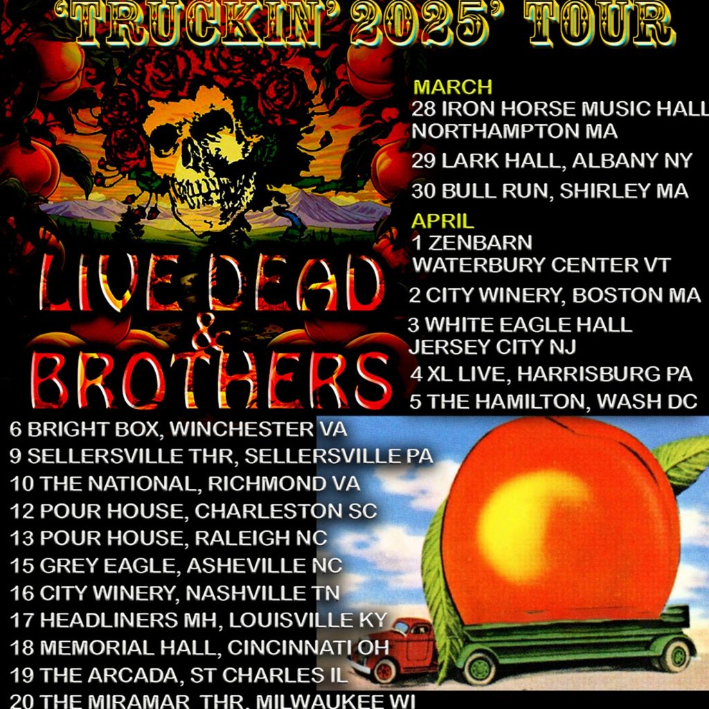 From the Allman Brothers to the Grateful Dead: Live Dead & Brothers Hit the Road with ‘Truckin’ 2025’