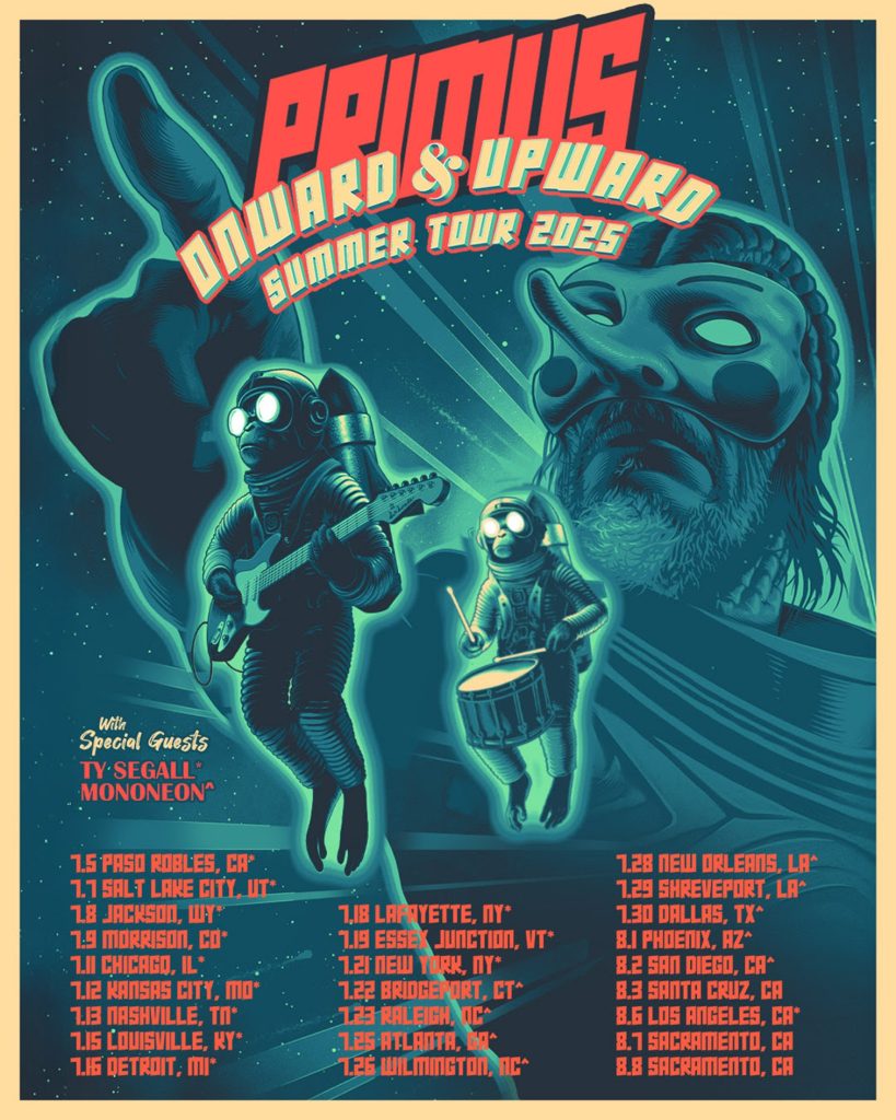 Primus Announces "Onward & Upward" Summer Tour with New Drummer John Hoffman