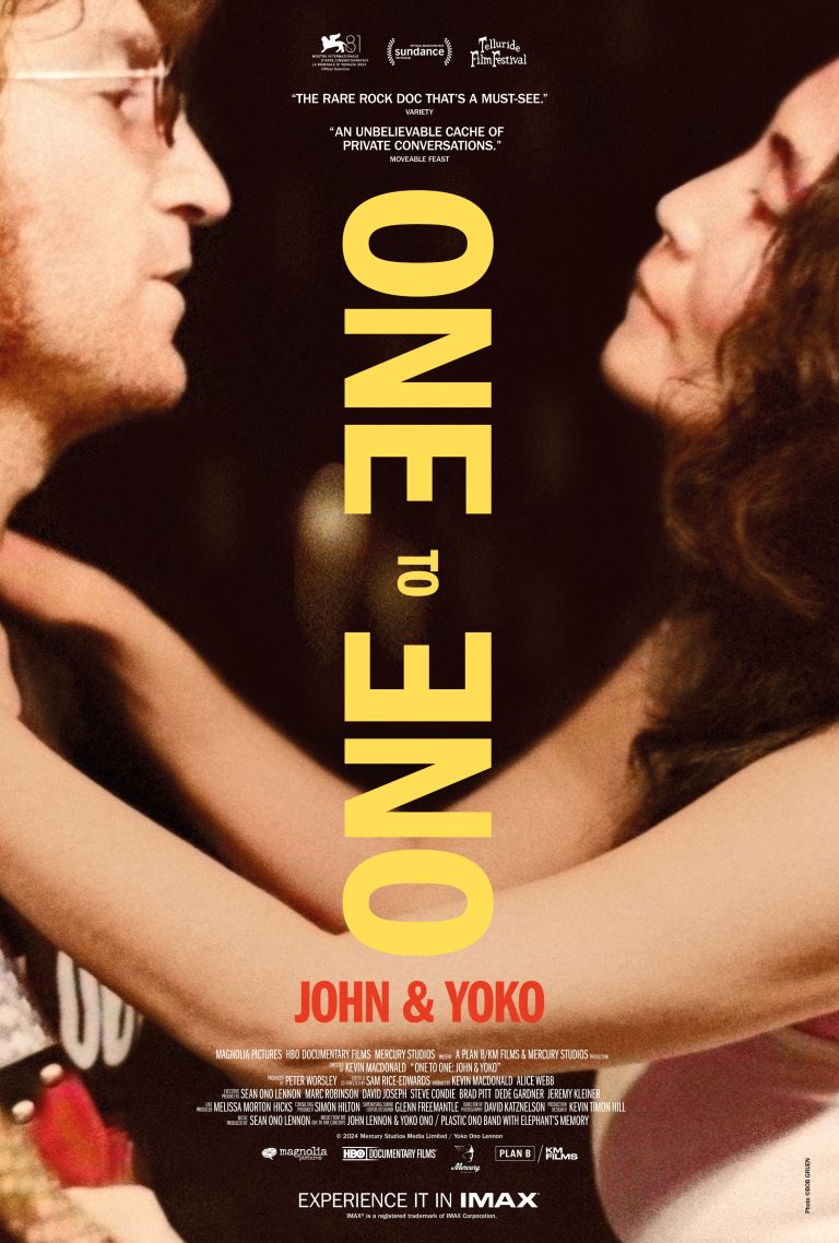 ONE TO ONE: JOHN & YOKO BRINGS LENNON & ONO’S LEGENDARY 1972 “ONE TO ONE” CONCERT—AND THEIR GREENWICH VILLAGE ERA—TO IMAX