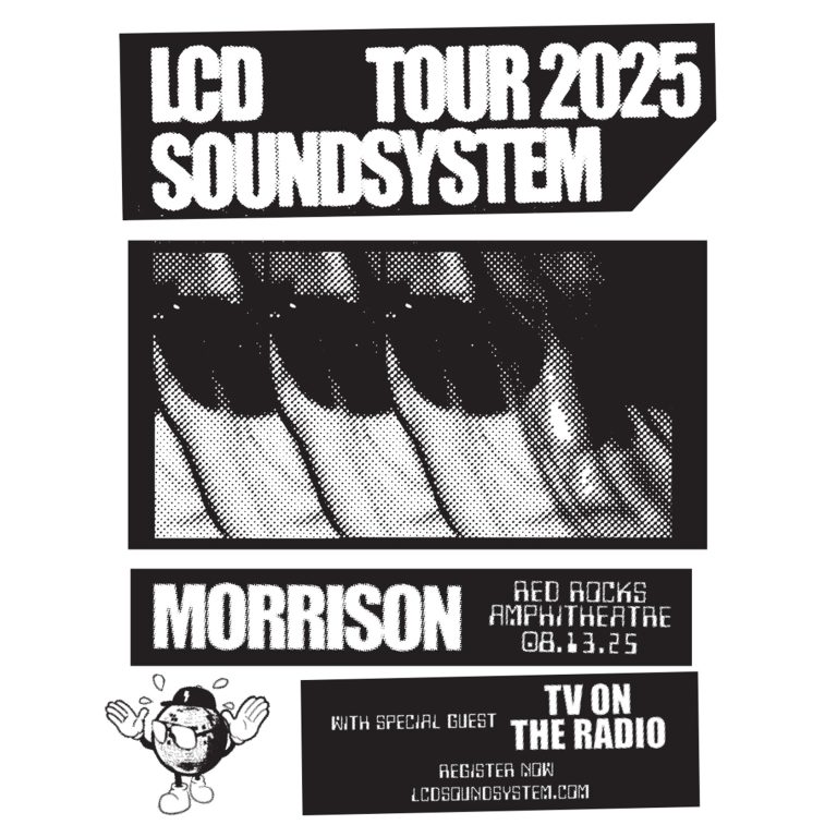 LCD SOUNDSYSTEM ANNOUNCES RED ROCKS AMPHITHEATRE SHOW ON AUGUST 13, 2025